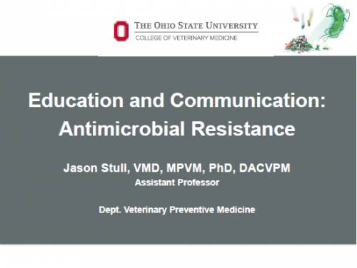 More information about "Education and Communication: Antimicrobial Resistance"