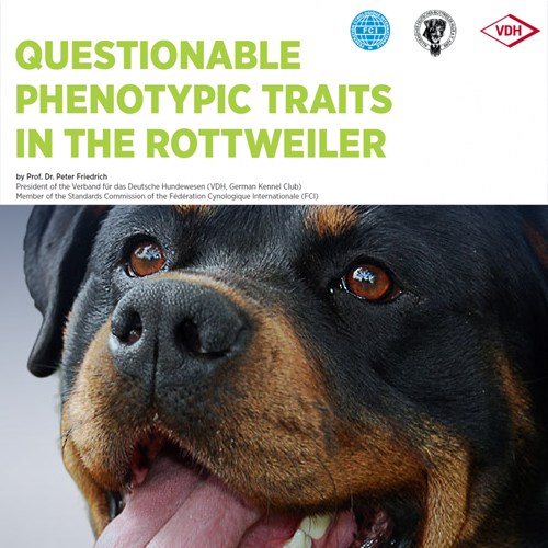 QUESTIONABLE PHENOTYPIC TRAITS IN THE ROTTWEILER - Breeding Strategies: by  Breed - DogWellNet